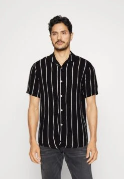 Pier One 2 Pack - Overhemd - Olive/Black -mode 01beac0f45c34f899344fda761b1ddd0