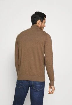 Pier One 2 Pack - Basic Turtleneck - Trui - Black/Mottled Brown -mode 050f33adde8f498282d2fdd36f4f842c