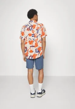 Pier One Linen Blend Drawcord Shorts- Shorts - Blue -mode 0fefc1229bd140f59c628594c0f5cb16