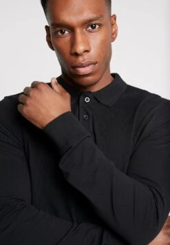 Pier One 2 Pack - Poloshirt - Mottled Grey/Black -mode 1180da984bd447fb92164ab274ea1cfb