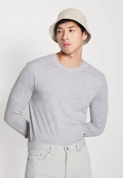 Pier One 5 Pack - Longsleeve - Light Grey/White/Black -mode 13d2778c891a44c2877f7643ec98e1b6