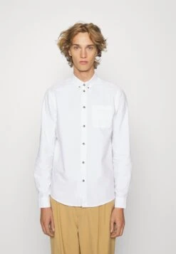 Pier One 2 Pack - Overhemd - White/Light Blue -mode 14c949f1212547afb20bbae1000abd26