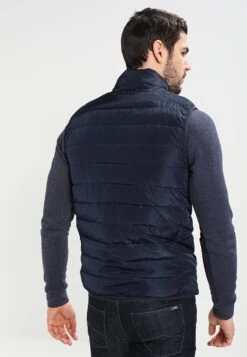 Pier One Bodywarmer - Dark Blue -mode 1649f2a7188f4852bbf8c88b9eca1e50