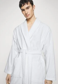 Pier One Shawl Towel Bathrobe - Badjas - White -mode 1750537fe5284a27957b17c8aded1f98