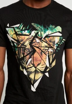 Pier One T-Shirt Print - Black -mode 19ec1b0747684351bf4c02bb5a2f7244