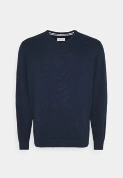 Pier One 2 Pack - Trui - Dark Blue/Mottled Dark Grey -mode 28d041f8ad424ad5b93029d8dba15c42