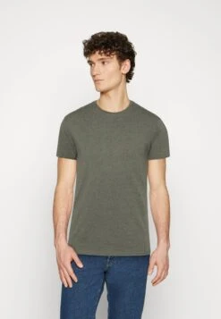 Pier One 3 Pack - T-Shirt Basic - Brown/Beige/Light Blue -mode 2d9813754967445fb688ced30e1a0d2f