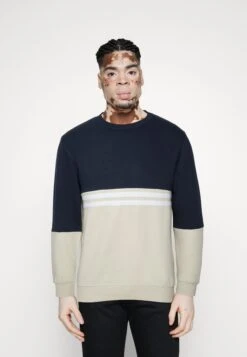 Pier One Sweater - Blue/Grey