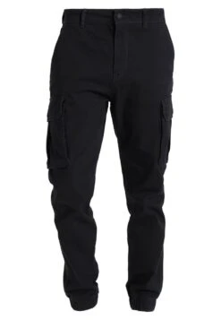 Pier One Cuffed Skinny Trouser- Cargobroek - Black -mode 3432277f4bf94e71956181ab1ee213e5