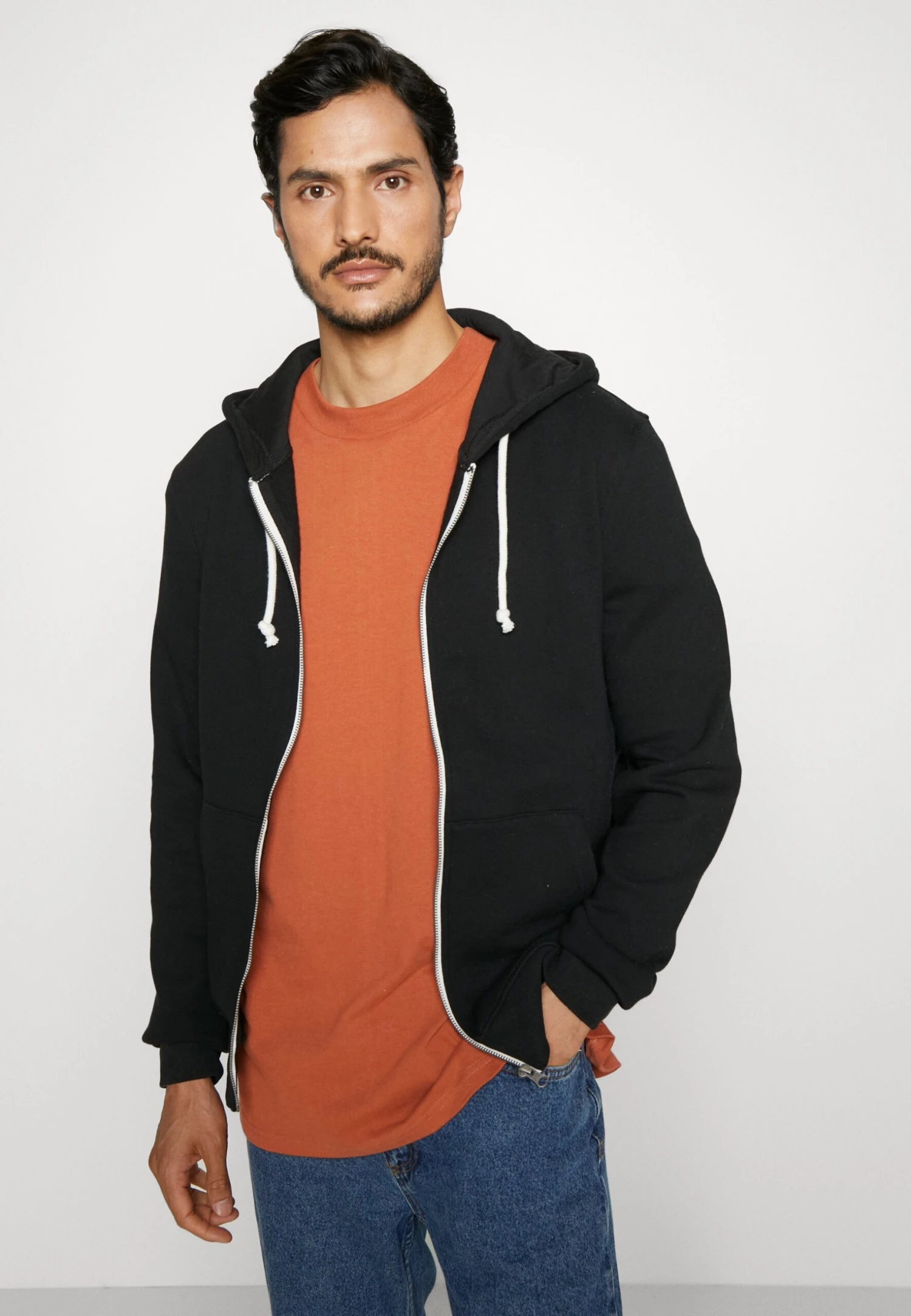 Pier One 2 Pack - Sweater Met Rits - Black/Mottled Light Grey 5 Pier One 2 Pack - Sweater Met Rits - Black/Mottled Light Grey - Afbeelding 5