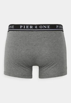 Pier One 5 Pack - Onderbroeken -Black/Mottled Dark Grey -mode 363afa71a2ae4dc49a0189dd440f8a5f