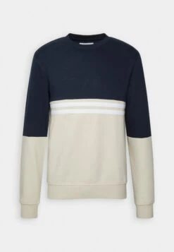 Pier One Sweater - Blue/Grey -mode 37e4f32d6171485bb40fb23550127988