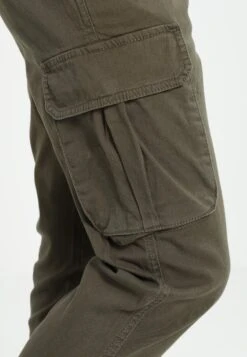 Pier One Cuffed Skinny Trouser- Cargobroek - Khaki -mode 38b09913035f4790b51a5e08571c0a82