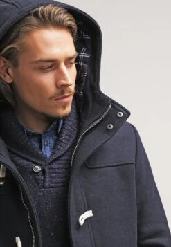 Pier One Halflange Jas - Navy -mode 39fc34304bfd4cb98c88dbc8fb72bf47