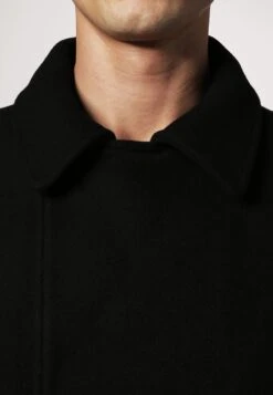 Pier One Halflange Jas - Black -mode 3a807c417cf745f9bb635596e9ac1542