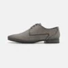 Pier One Leather - Veterschoenen - Dark Grey