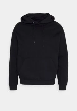 Pier One 2 Pack - Hoodie - Black/Mottled Grey -mode 3f60b9596d58494e919f35623b6ac4bc