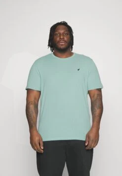 Pier One 5 Pack - T-Shirt Basic - Dark Green/Beige/Light Blue -mode 3f6494368a9744978fbf48ab5a067dae