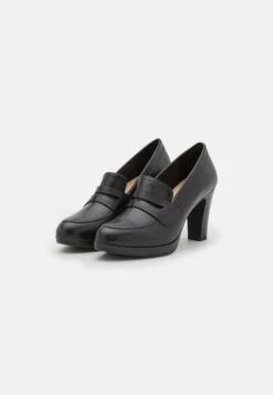 Pier One Leather- Klassieke Pumps - Black -mode 3f7f214ba8e74ec590269e0ab4fb5408