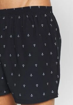 Pier One 3 Pack - Boxershort - Dark Blue -mode 413ef5c40f3a44f9a84bdac4dc93afad