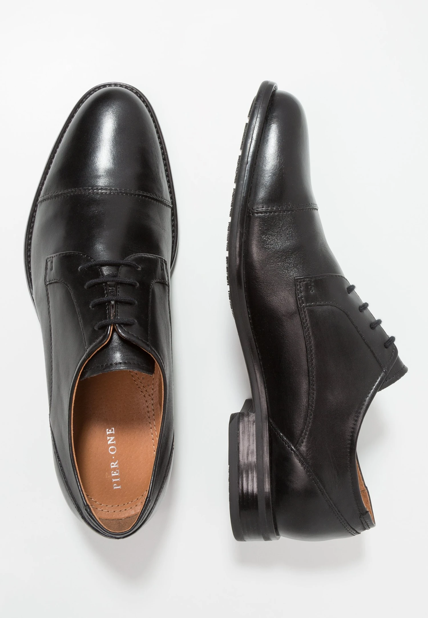 Pier One Leather - Veterschoenen - Black 6 Pier One Leather - Veterschoenen - Black - Afbeelding 6