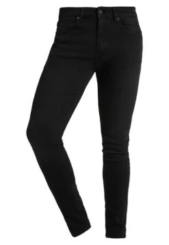 Pier One Jeans Skinny Fit - Black Denim -mode 47ab433b5da7411bb48078bb6b71676c