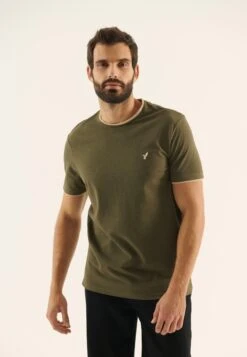 Pier One T-Shirt Basic - Olive