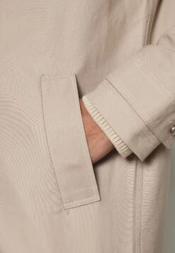 Pier One Commuter Coat- Halflange Jas - Tan -mode 4ef4ad0f60904e2a9c12d606b1474ddb