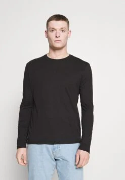 Pier One 5 Pack - Longsleeve - White/Dark Blu/Grey -mode 504fb867bed4445ca997ccec5c3b3174