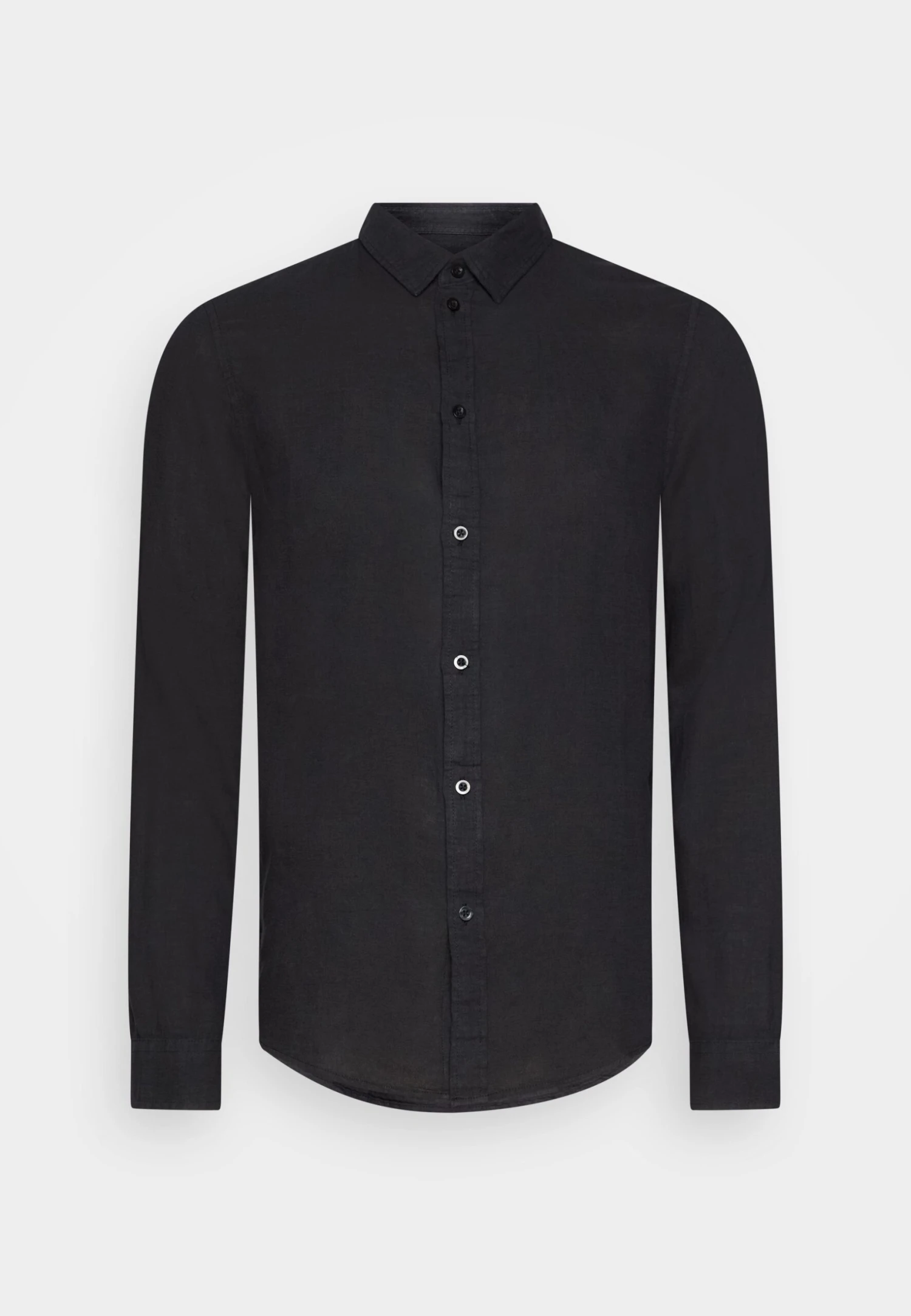 Pier One Linen Mix 2 Pack - Overhemd - Black/Olive 2 Pier One Linen Mix 2 Pack - Overhemd - Black/Olive - Afbeelding 2