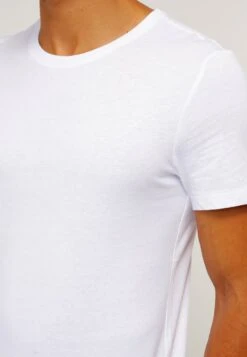 Pier One 2 Pack - T-Shirt Basic - White/Black -mode 5263f78b1e87481ea0e824d35031cd9e