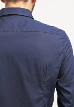 Pier One Overhemd - Dark Blue/Red -mode 58260f51a11d48a297f39f34988c6003