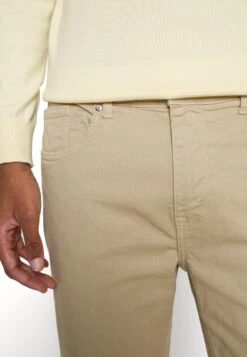 Pier One Slim Fit Jeans - Beige -mode 5c0c3fb9ba344384b5ed37a30e251c8c