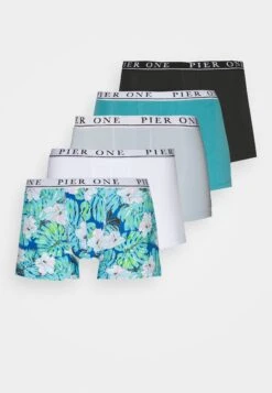 Pier One 5 Pack - Onderbroeken - Black/White/Light Blue -mode 5c40fd792b6b4650bbc4a1a7dd93aa99