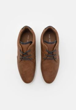 Pier One Sportieve Veterschoenen - Cognac/White -mode 640bfce7340948fdabf914861e9bbb2b