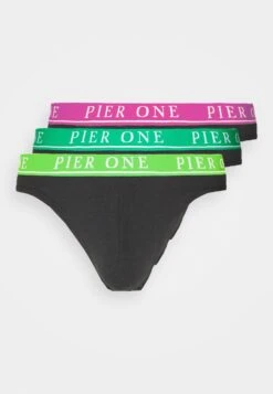 Pier One Branded Waistband Briefs 3 Pack - Slip - Black 10 Pier One Branded Waistband Briefs 3 Pack - Slip - Black -mode 68332279d8a640caac60267b6cd7c785