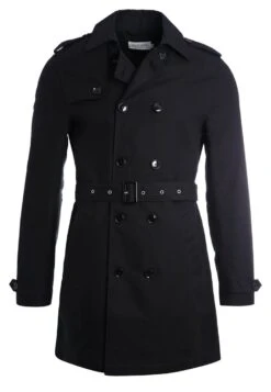 Pier One Trenchcoat - Black -mode 6a3f37d35fcd49698d51c0ae73c66b76