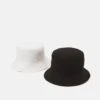 Pier One Unisex 2 Pack - Hoed - Black/White