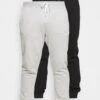 Pier One 2 Pack - Trainingsbroek - Black/Mottled Light Grey