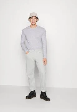 Pier One 5 Pack - Longsleeve - Light Grey/White/Black