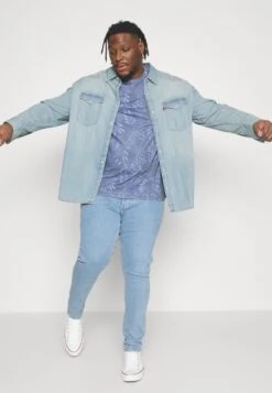 Pier One T-Shirt Print - Dark Blue -mode 843773acd52348b8a1a57b27c632b10b