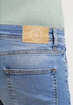 Pier One Slim Fit Jeans - Light Blue Denim -mode 86616cf9595a4cd4a68ac3c4756a4ad3