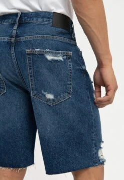 Pier One Jeansshort - Dark Blue Denim -mode 87967f7777b341e69e97f39a26d44312