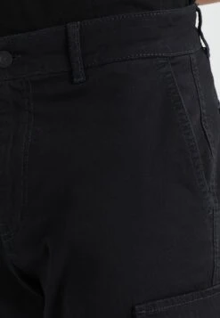 Pier One Cuffed Skinny Trouser- Cargobroek - Black -mode 88cde03e56194a83afac387b6140efff