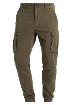 Pier One Cuffed Skinny Trouser- Cargobroek - Khaki -mode 8b5d9a7661e7447cbc122a53d9869344