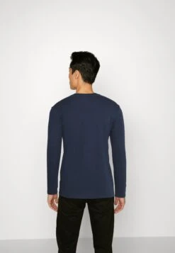 Pier One Longsleeve - Light Green/Beige/Dark Blue -mode 8e0c10a276854fd29b9af821bb989ec6