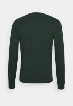 Pier One Basic Crewneck - Trui - Mottled Dark Green -mode 969fbb21a70c4a419db7918e1d788cea