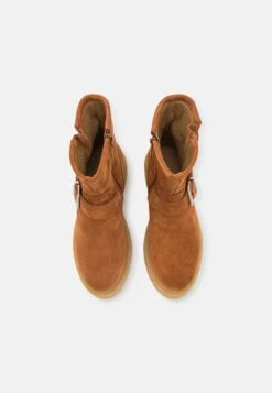 Pier One Leather - Cowboy-/Bikerlaarsjes - Cognac -mode 989fc67a2fac4f0ea7646bc4d30dab98