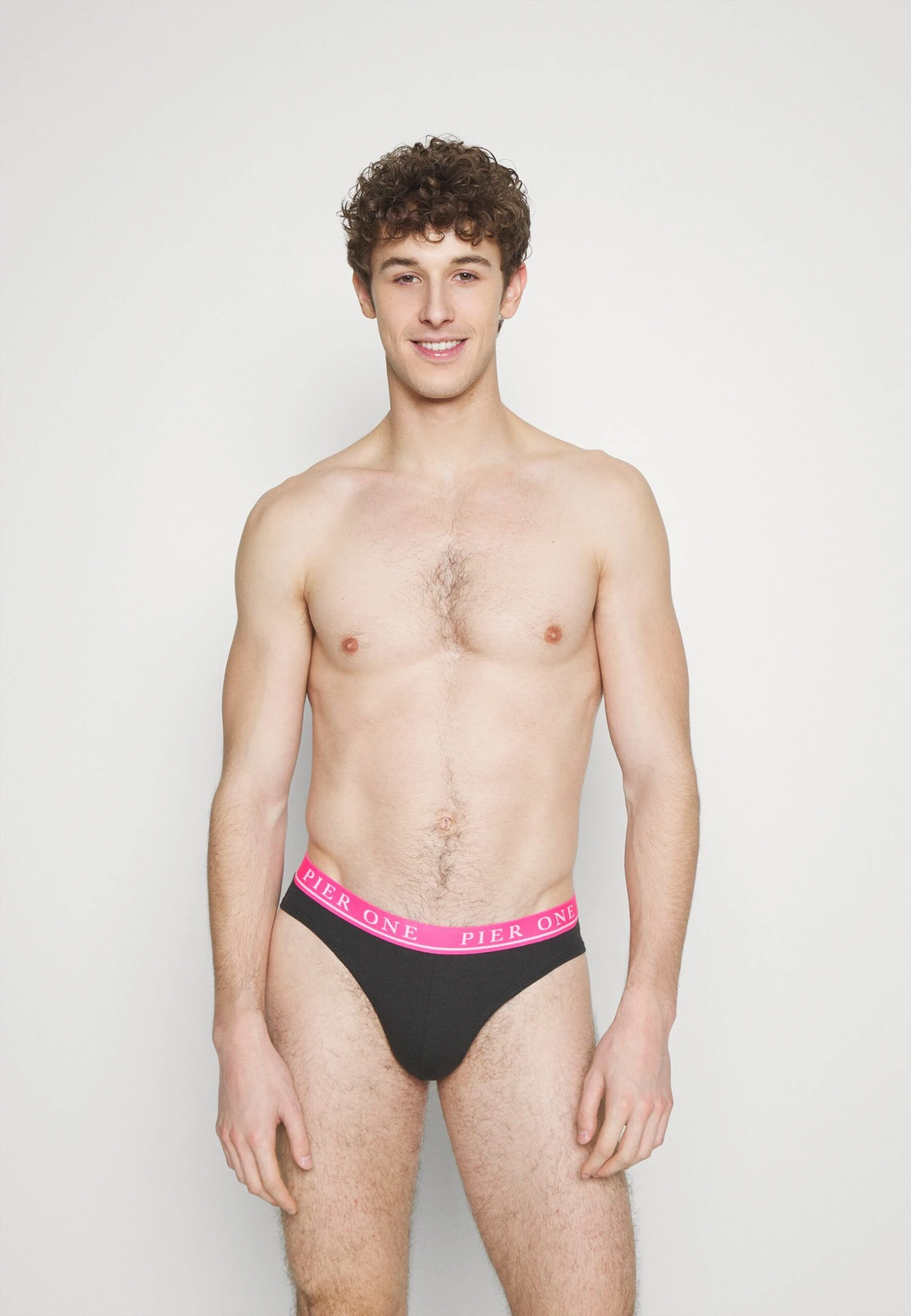 Pier One Branded Waistband Briefs 3 Pack - Slip - Black 1 Pier One Branded Waistband Briefs 3 Pack - Slip - Black