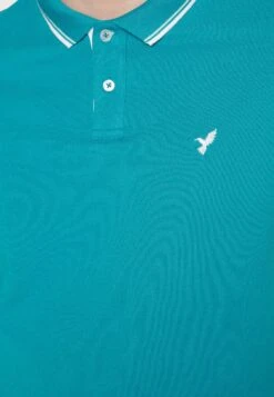 Pier One Poloshirt - Teal -mode 9def6d118acc43bf9decd1f94ab89682